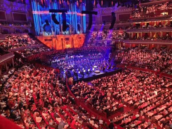 Royal Albert Hall, bloc: Second Tier 29, rangée: 1, place: 1