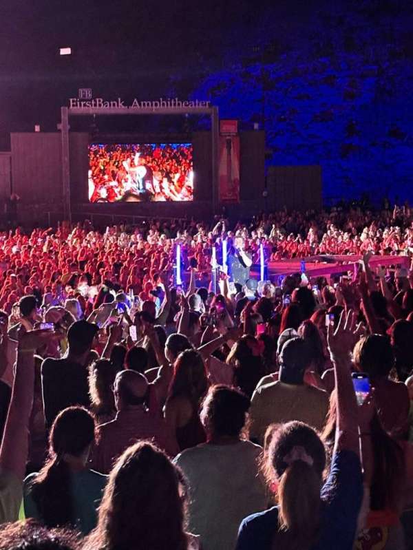 FirstBank Amphitheater, bloc: 307, rangée: K, place: 3