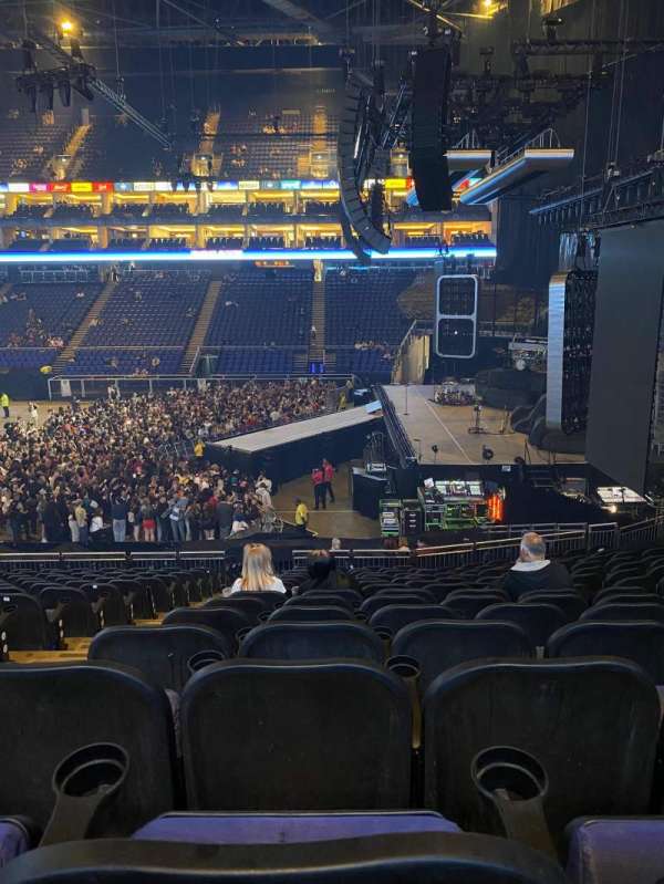 The O2, London, bloc: 112, rangée: X, place: 383