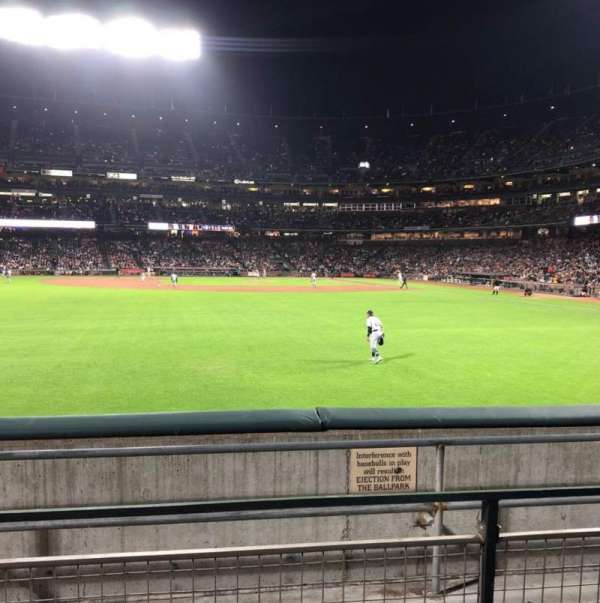 Oracle Park, bloc: 138, rangée: 2, place: 11