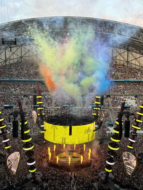 Stade Vélodrome, bloc: U, rangée: 80, place: 4