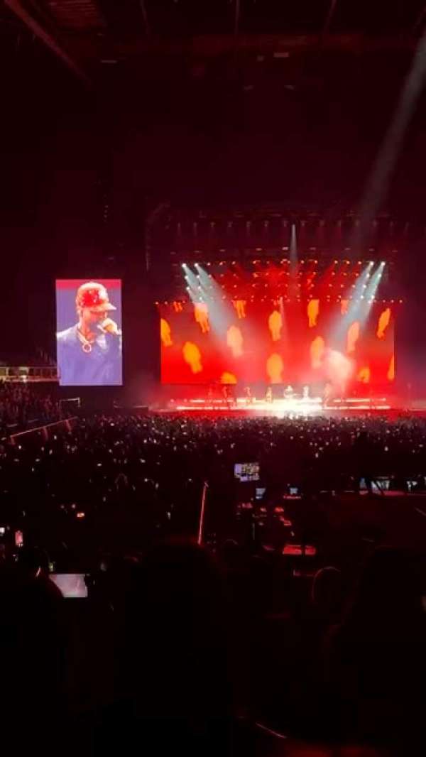 The O2, London, bloc: 106, rangée: J, place: 193