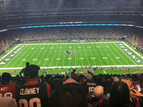 NRG Stadium, bloc: 608, rangée: P, place: 22
