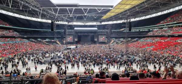 Wembley Stadium, bloc: 112, rangée: 41, place: 11