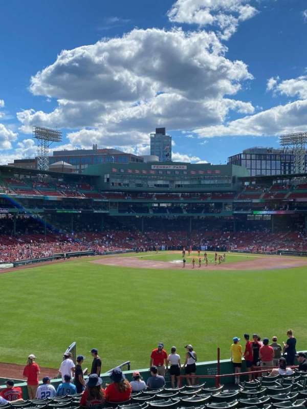 Fenway Park, bloc: Bleacher 37, rangée: 20, place: 12