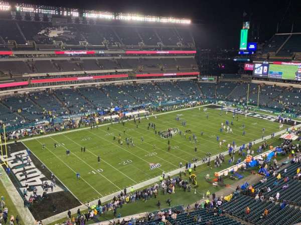 Lincoln Financial Field, bloc: 220, rangée: 3, place: 14