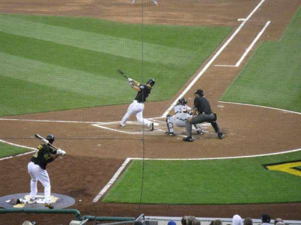 PNC Park, bloc: 119, rangée: FF, place: 20