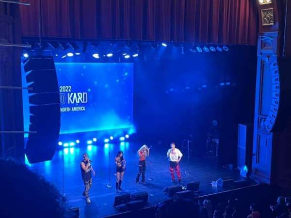 Moore Theatre, bloc: BCL, rangée: C, place: 5