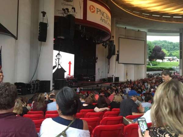 PNC Bank Arts Center, bloc: 104, rangée: Y, place: 53