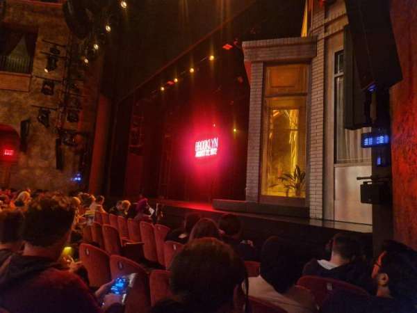 August Wilson Theatre, bloc: Orchestra R, rangée: C, place: 14