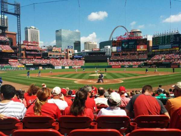 Busch Stadium, bloc: 150, rangée: 6, place: 8