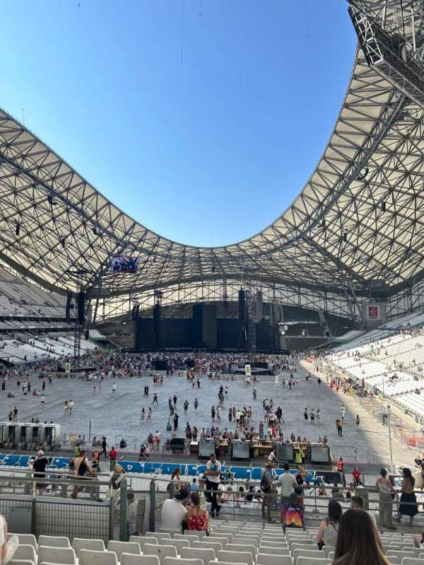 Stade Vélodrome, bloc: Sud I, rangée: 39, place: 12