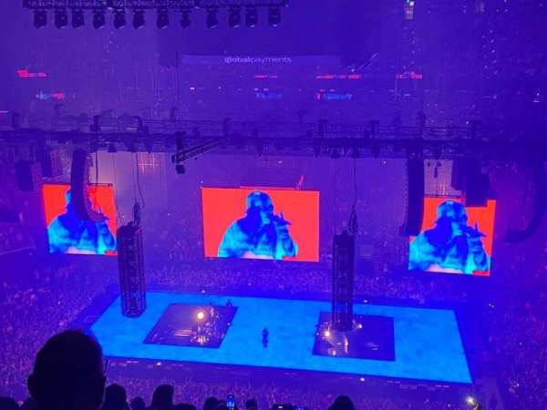 State Farm Arena, bloc: 208, rangée: N, place: 16
