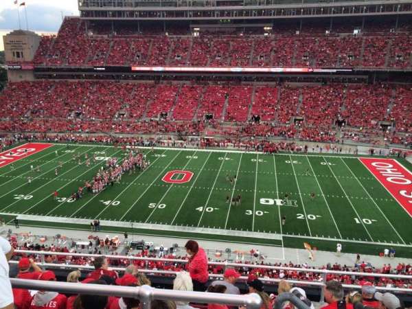 Ohio Stadium, bloc: 20C, rangée: 8, place: 5