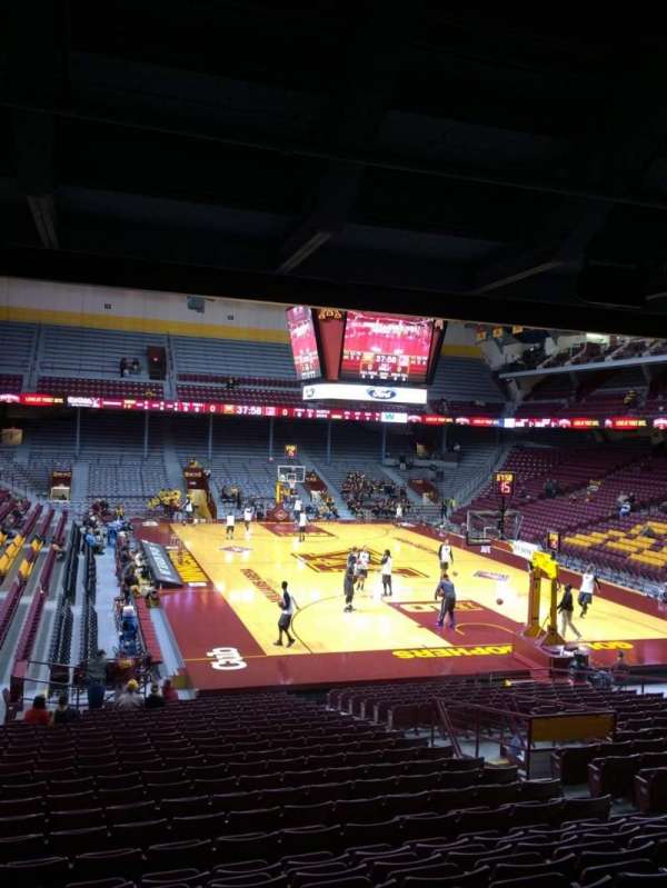 Williams arena, bloc: 102, rangée: 24, place: 9