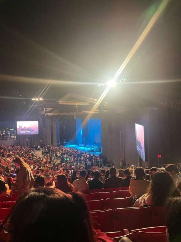 The Greek Theatre, bloc: South Terrace, rangée: F, place: 54