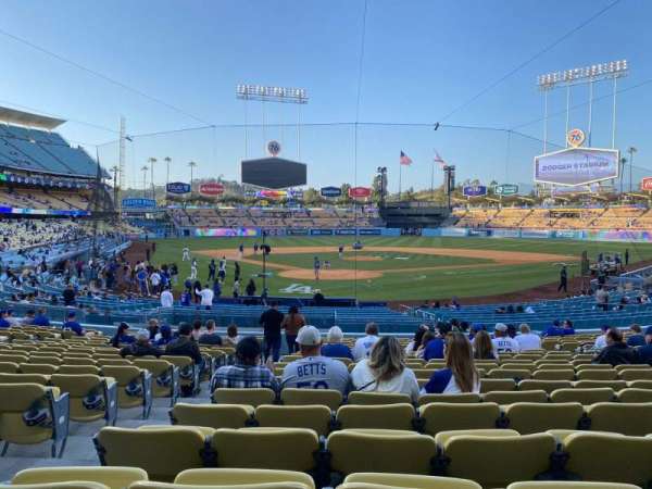 Dodger Stadium, bloc: 4FD, rangée: T, place: 2