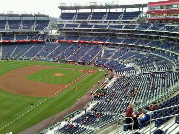 Nationals Park, bloc: 403, rangée: D, place: 4