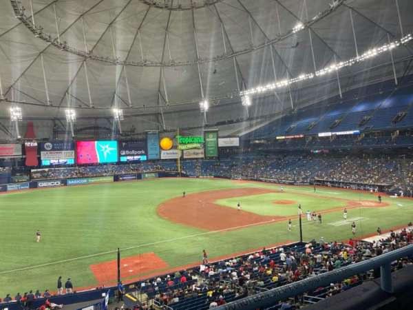 Tropicana Field, bloc: 217, rangée: B, place: 11