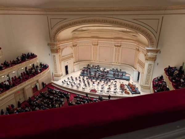Carnegie Hall, bloc: Lower Balcony R, rangée: A, place: 10