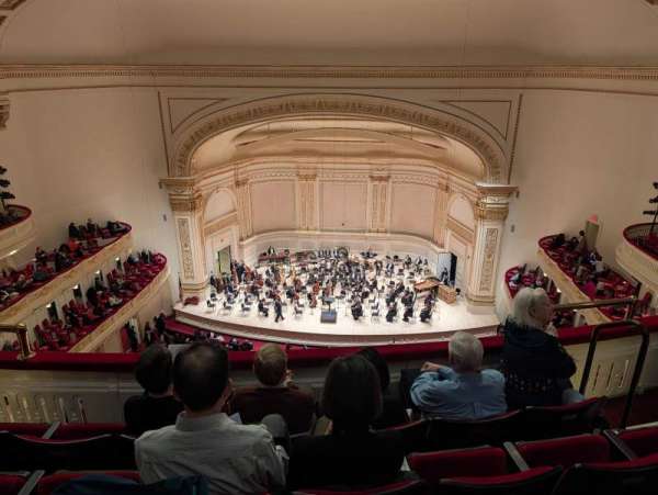 Carnegie Hall, bloc: Lower Balcony RC, rangée: D, place: 10