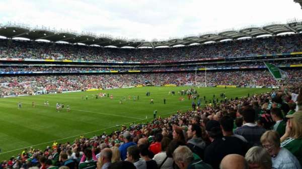 Croke Park, bloc: 335, rangée: JJ, place: 1