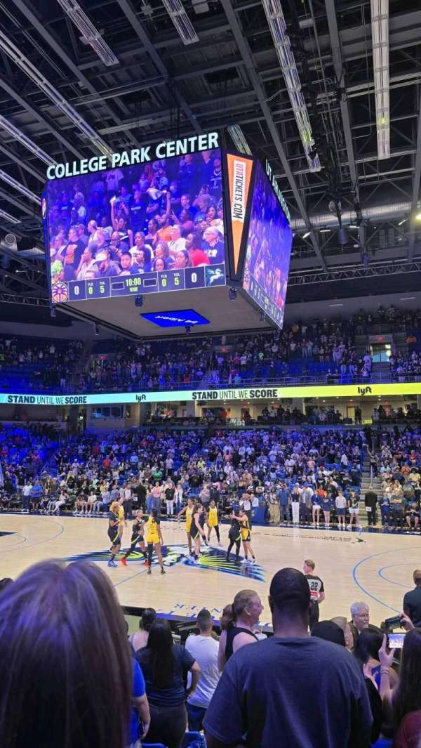 College Park Center, bloc: 101, rangée: K, place: 21