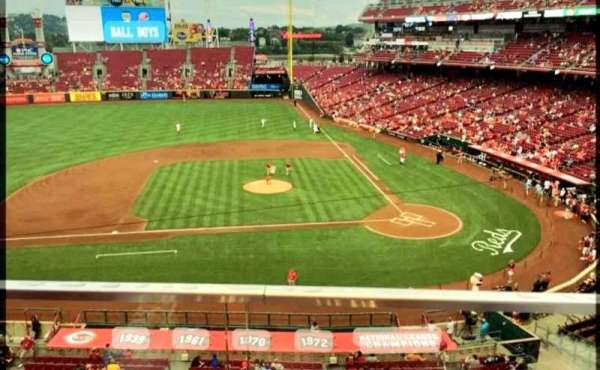 Great American Ball Park, bloc: 418, rangée: A, place: 1