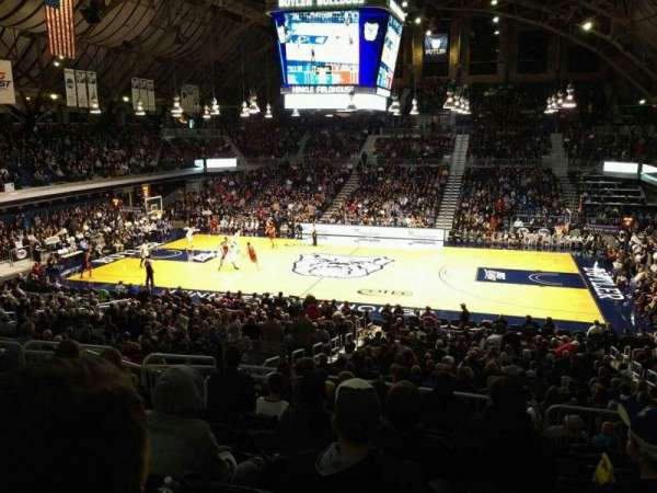 Hinkle Fieldhouse, bloc: 217, rangée: 9, place: 7