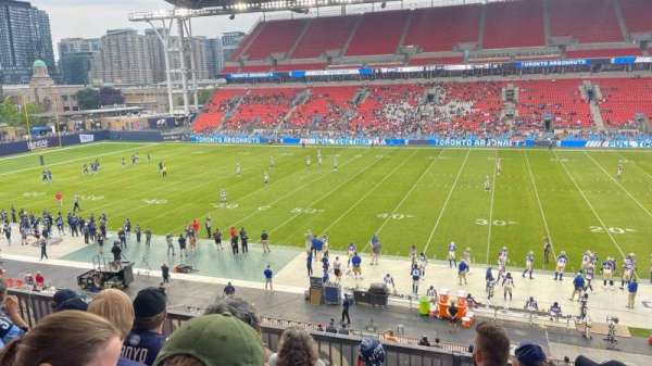 BMO Field, bloc: 222, rangée: 5, place: 13