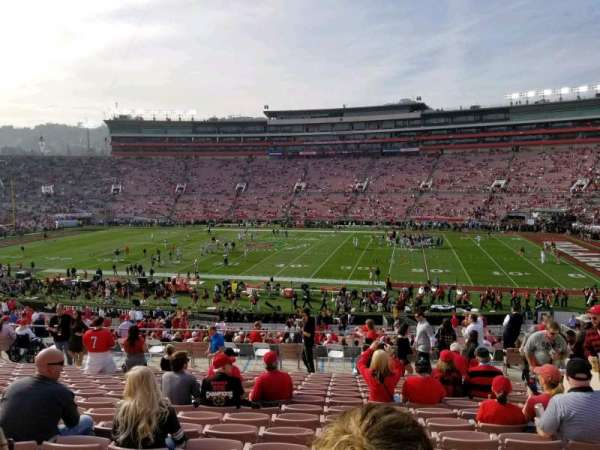 Rose Bowl, bloc: 6-L, rangée: 43, place: 10