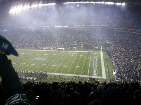 Lumen Field, bloc: 331, rangée: W, place: 12