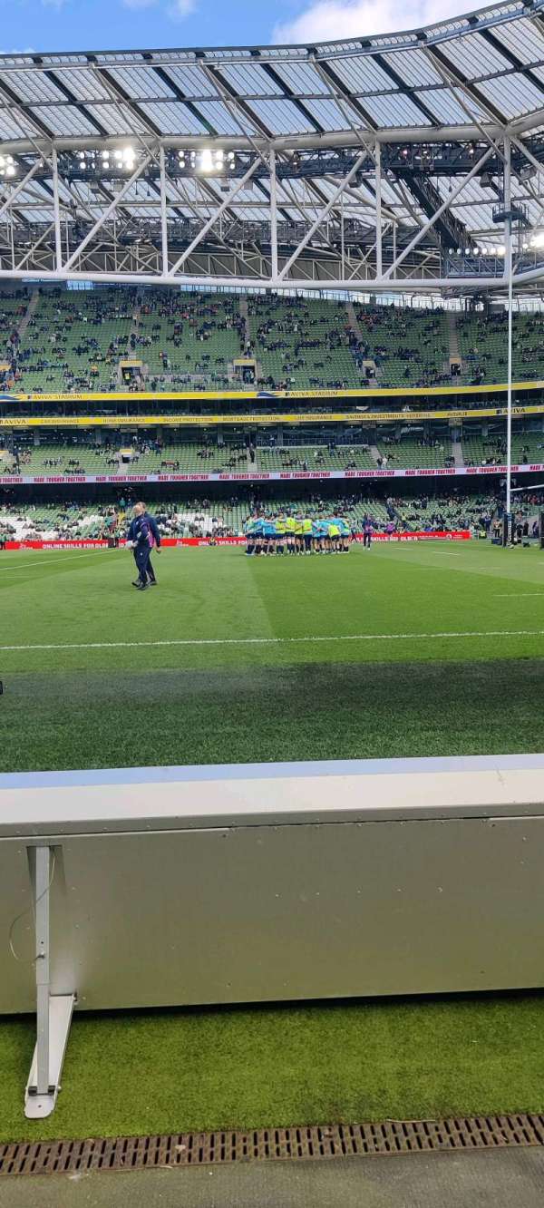 Aviva Stadium, bloc: 122, rangée: A, place: 18