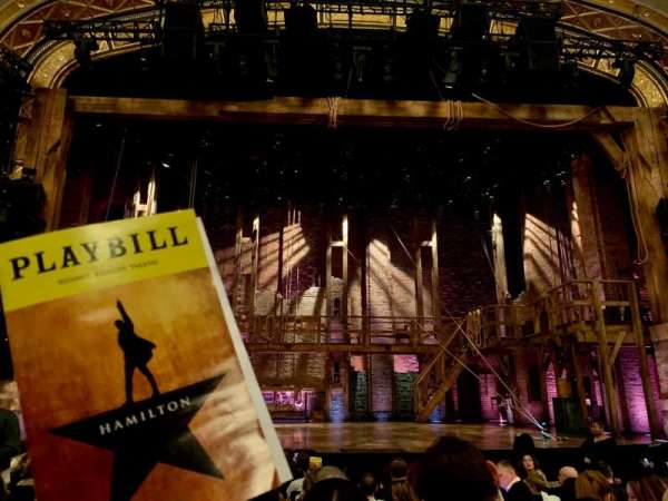 Richard Rodgers Theatre, bloc: Orchestra C, rangée: K, place: 109