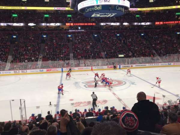 Centre Bell, bloc: 102, rangée: K, place: 1