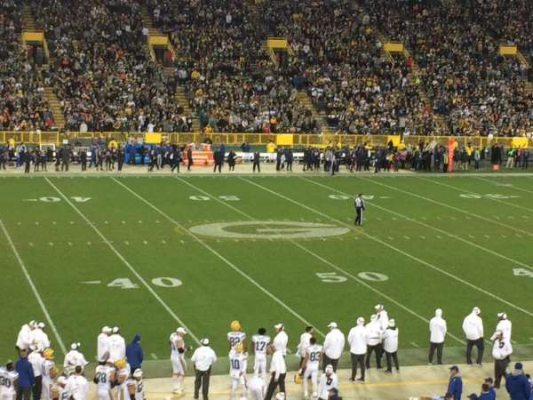 Lambeau Field, bloc: 116, rangée: 35, place: 1,2,3,4
