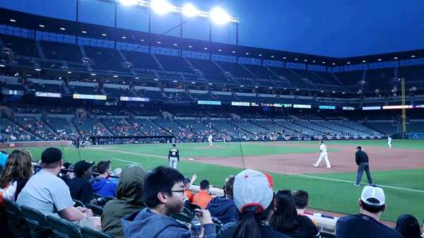 Oriole Park at Camden Yards, bloc: 14, rangée: 7, place: 6