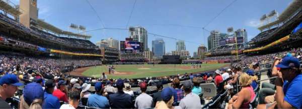 Petco Park, bloc: 103, rangée: 14, place: 8