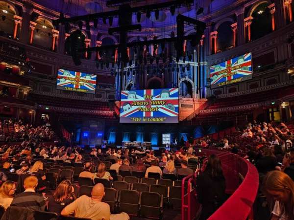 Royal Albert Hall, bloc: Stalls L, rangée: 1, place: 75
