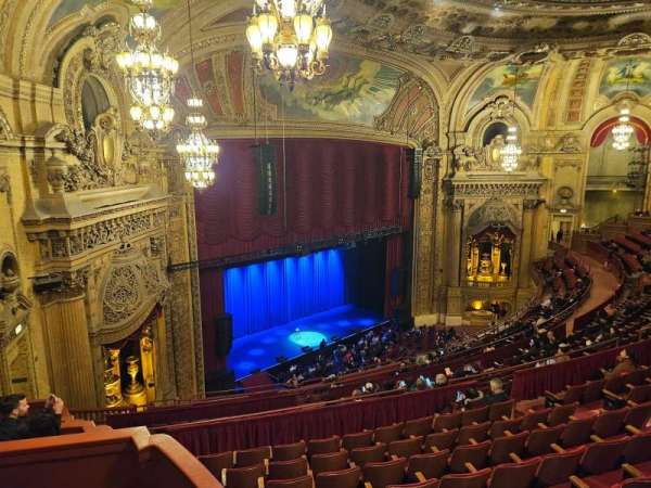 Chicago Theatre, bloc: Balcony Box 7, rangée: A, place: 53