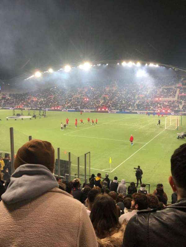 Stade Jean-Bouin, Paris, bloc: 58, rangée: L, place: 16