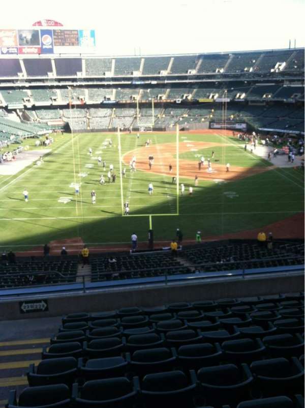 Oakland Coliseum, bloc: 228, rangée: 10, place: 12