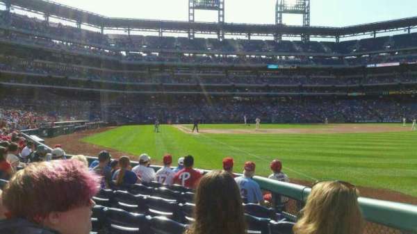 Citizens Bank Park, bloc: 109, rangée: 8, place: 8