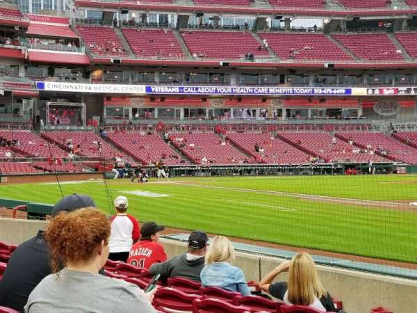 Great American Ball Park, bloc: 133, rangée: f, place: 15