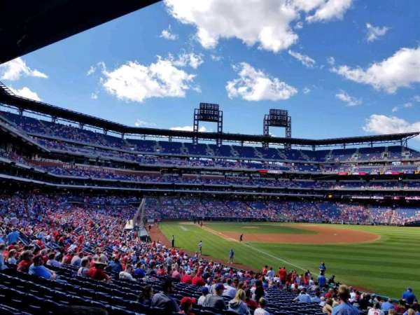 Citizens Bank Park, bloc: 109, rangée: 34, place: 1