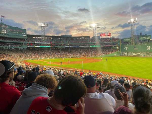 Fenway Park, bloc: Right Field Box 94, rangée: XX, place: 19