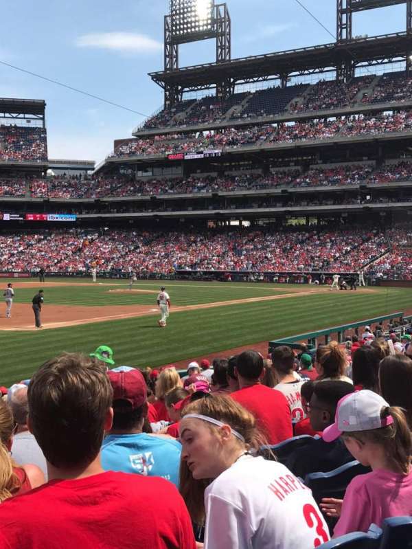 Citizens Bank Park, bloc: 135, rangée: 17, place: 14