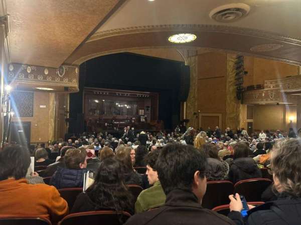 State Theatre New Jersey, bloc: Orchestra L, rangée: X, place: 17