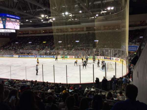 Erie Insurance Arena, bloc: 207, rangée: Q, place: 1