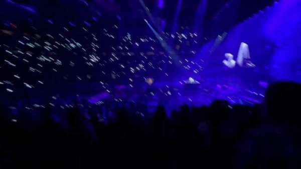 Madison Square Garden, bloc: 109, rangée: 9, place: 4